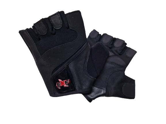 FXF Black Weight Lifting Gloves