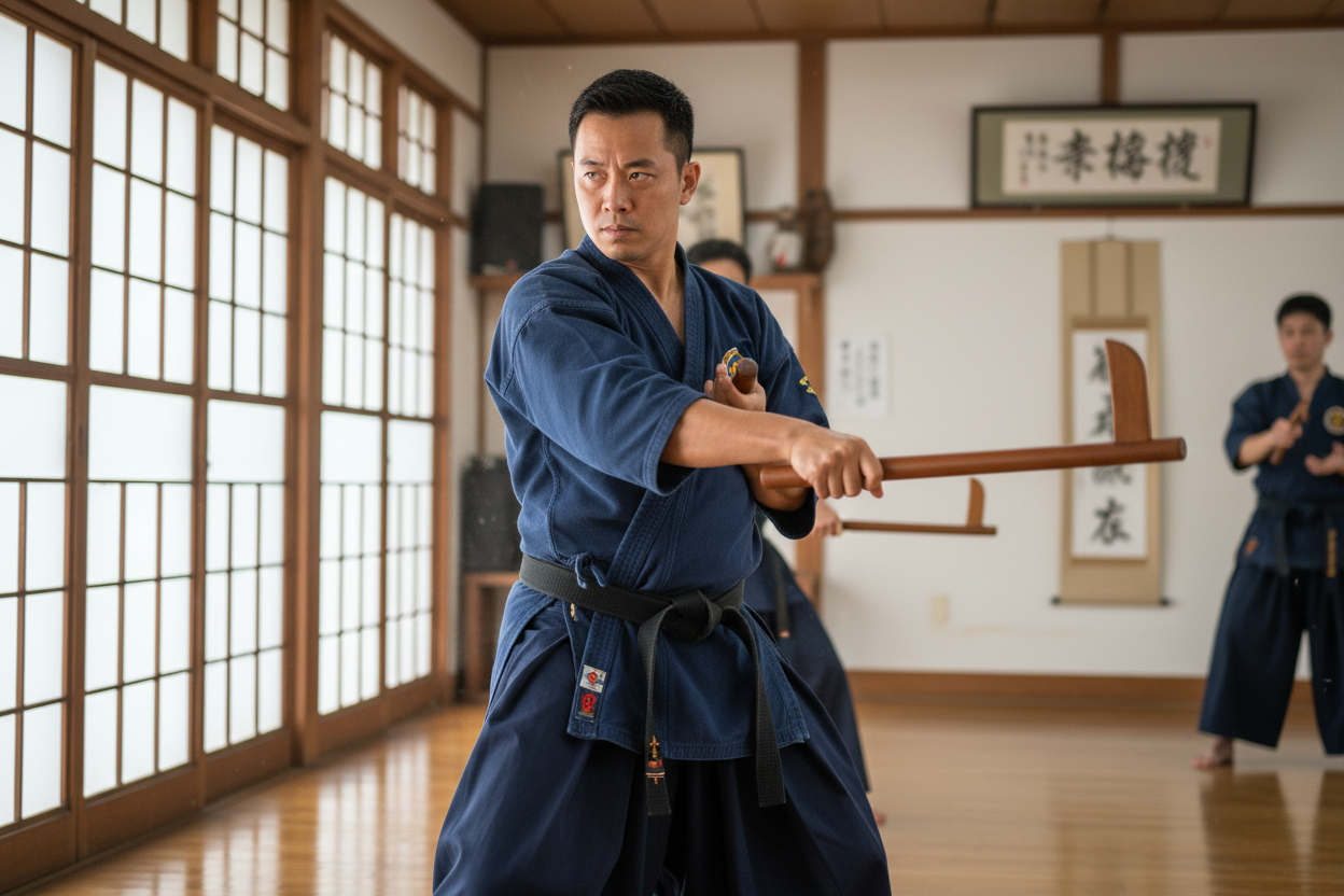 18" Wooden Training Kama