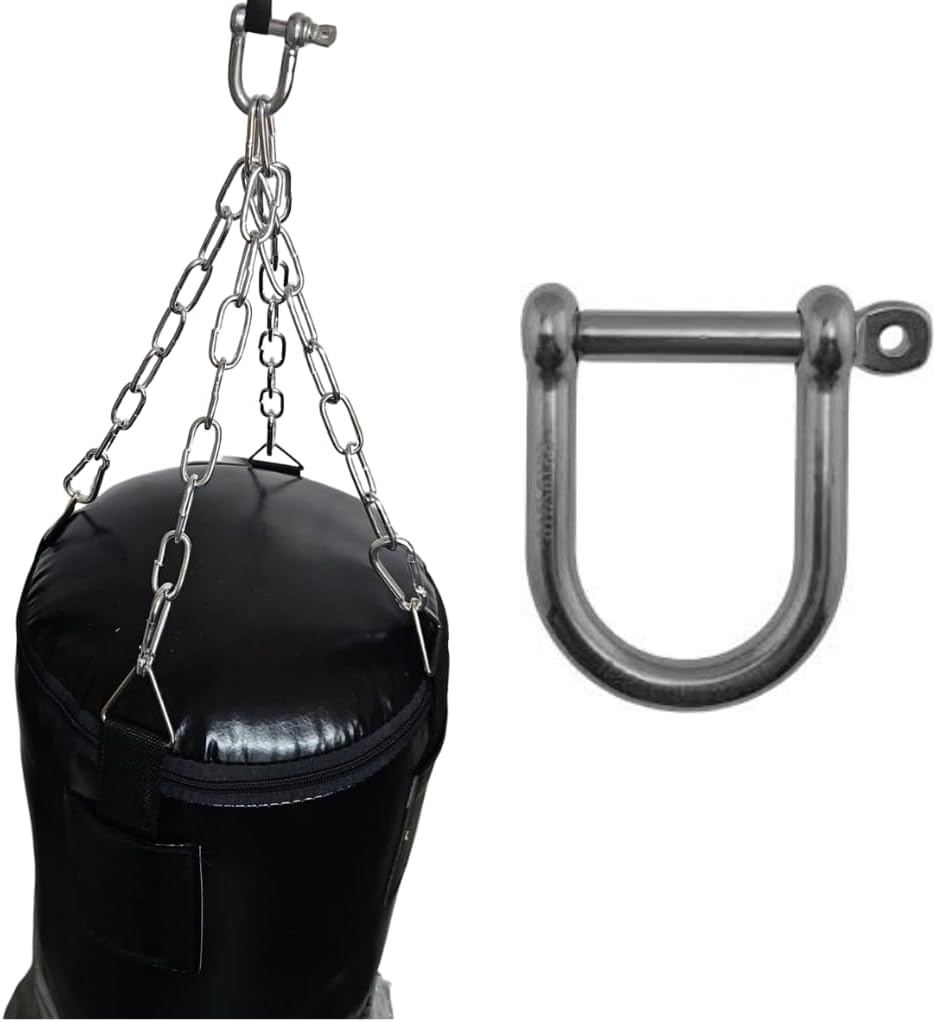 Kids 3ft Black Punch Bag with 4-Strand Hanging Chain & Attachment Hook