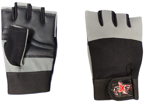 FXF Weight Lifting Gloves Grey