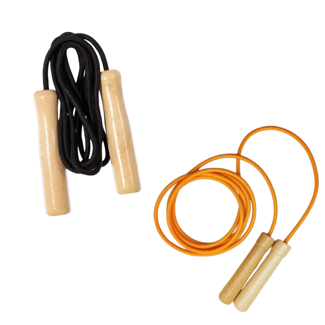 Skipping Rope with Wooden Handle