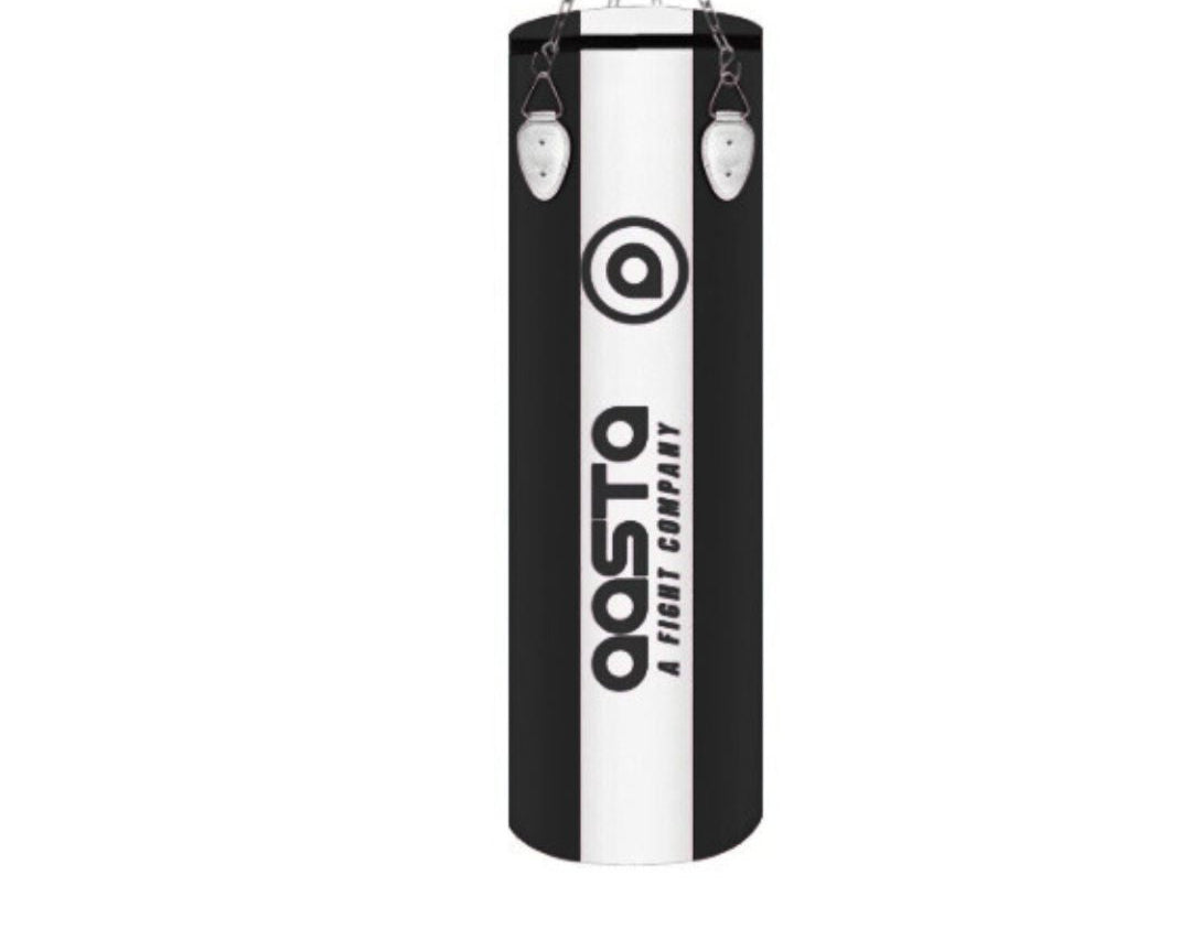 Aasta Standard Unfilled Punch Bag Black/White