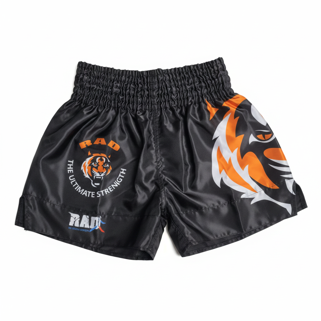 RAD Black Muay Thai Shorts