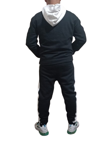 Black/White/Grey Track Suit