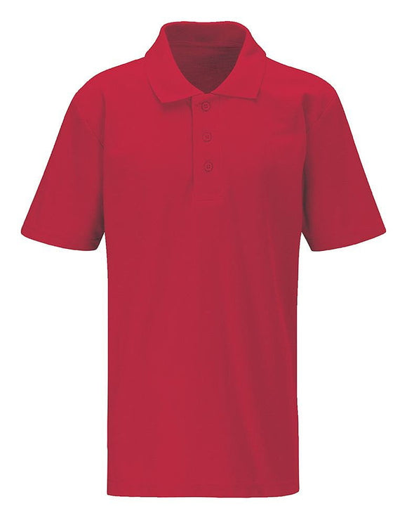 Green Hill Judo Polo T-Shirt (Red, M)