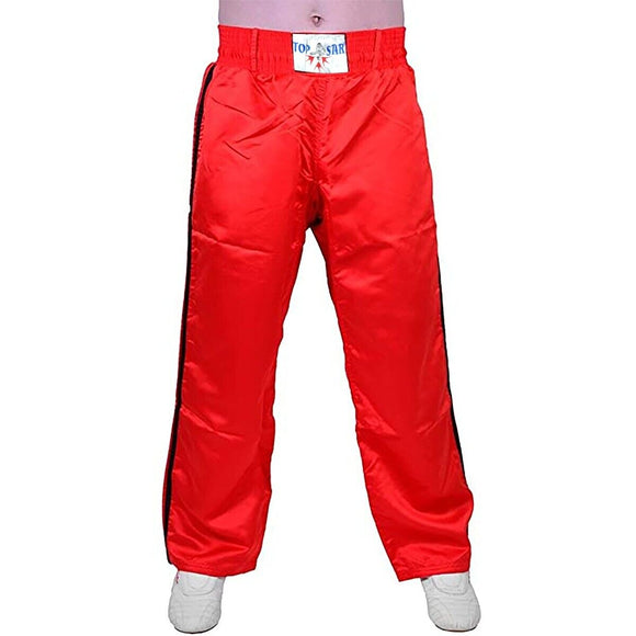 Top Star 'Satin Red' Kick Boxing Trousers