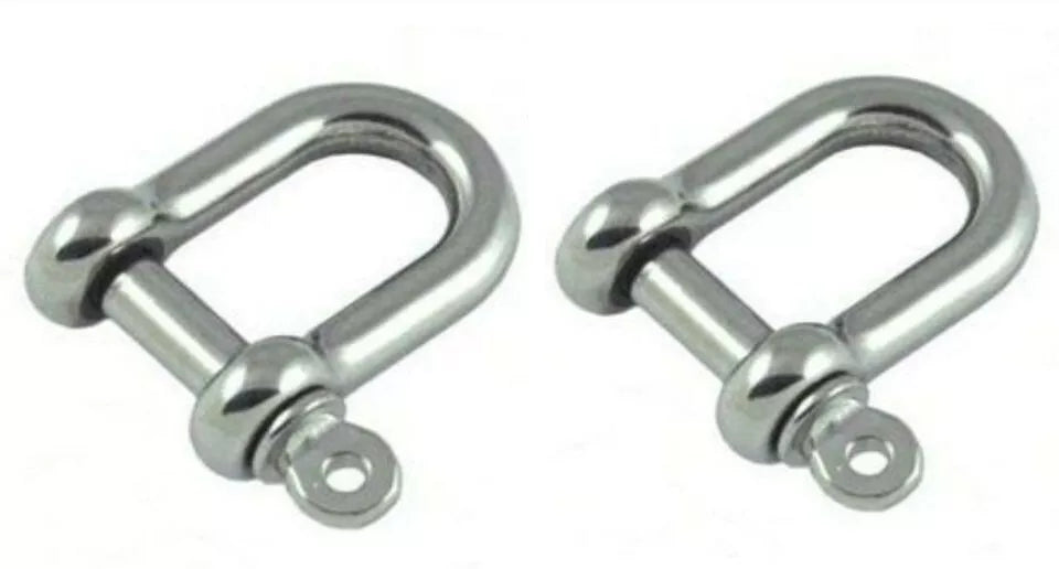 Galvanised Steel D Shackle