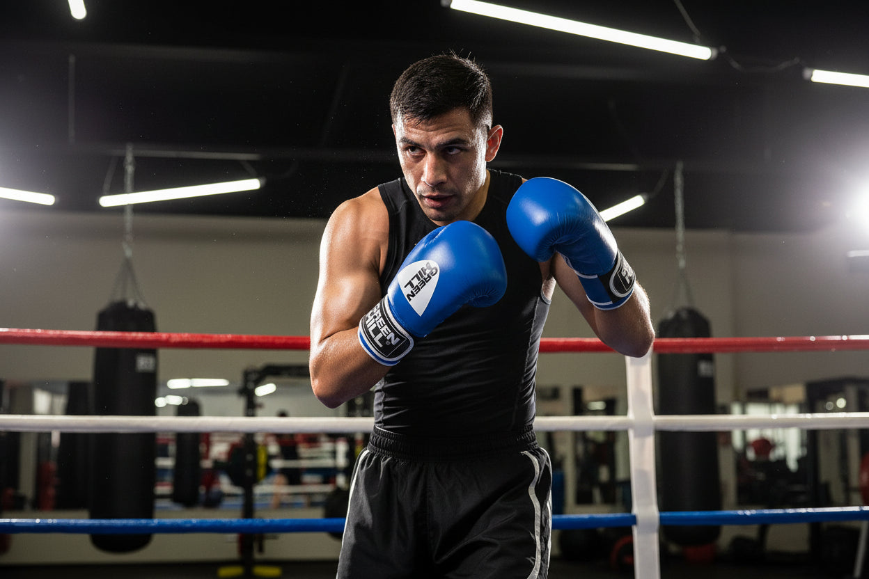 Green Hill AIBA APPROVED BOXING GLOVES Tiger