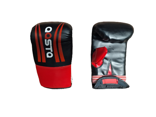 Aasta Black/Red Bag Mitts