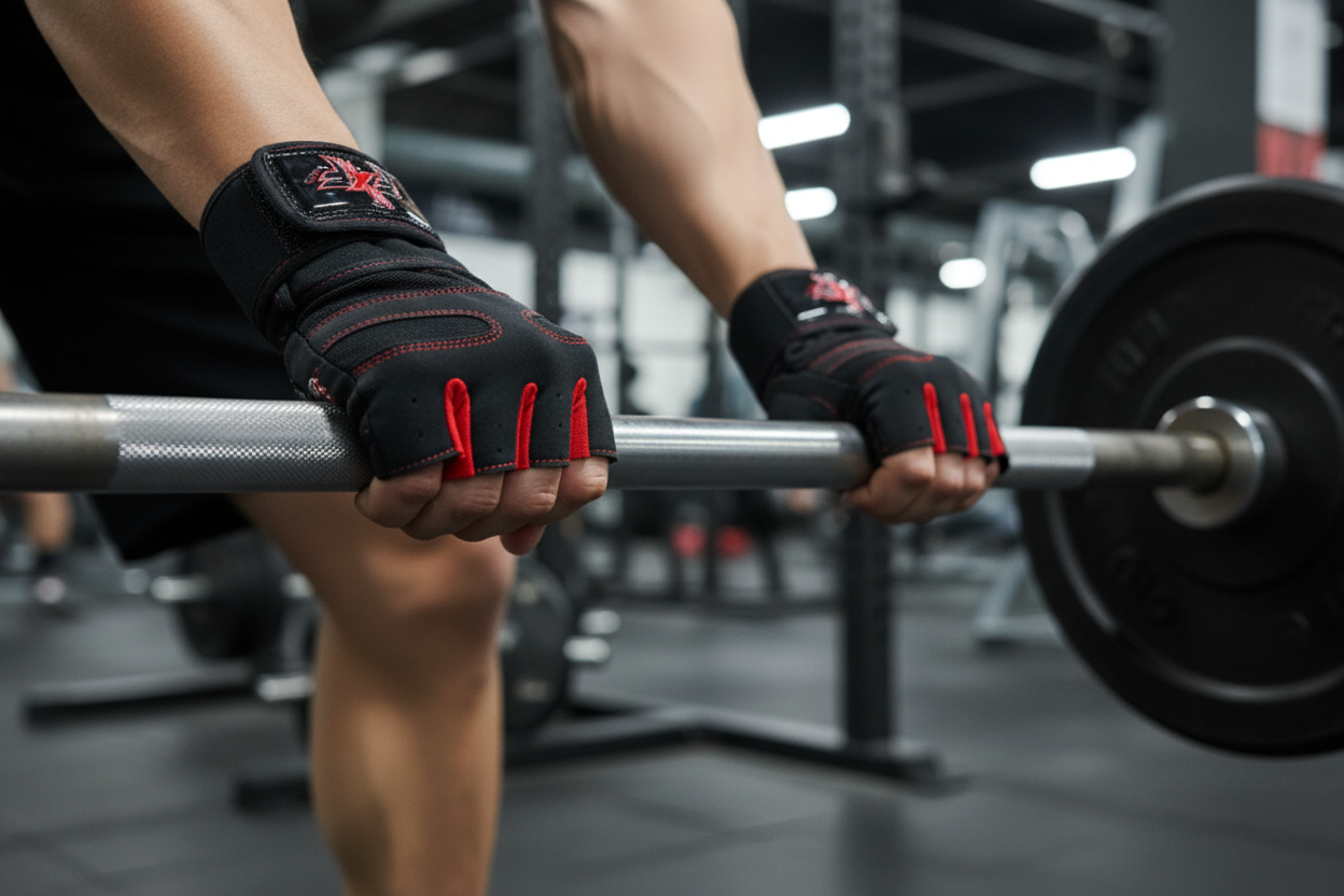 FXF Weight Lifting Gloves with Wrist Support