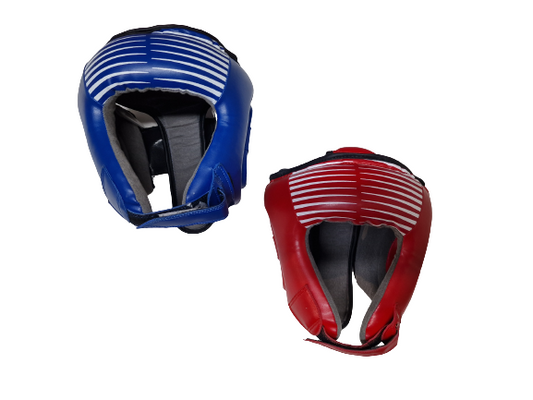 Revo Head Guard with white stripes