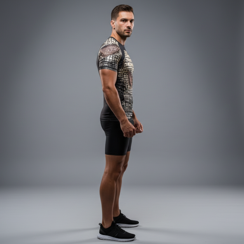 DXD Skull Rash Guard