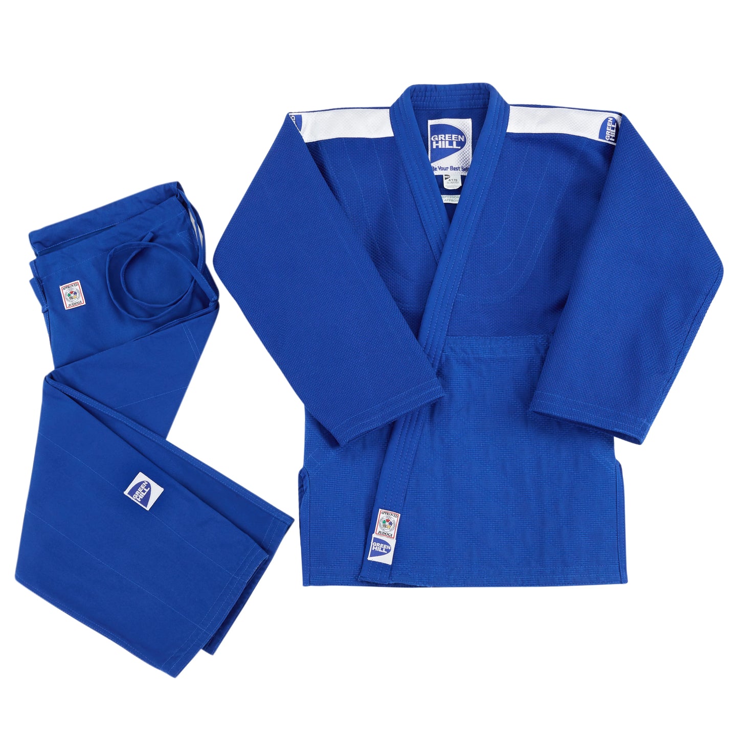 Green Hill Judo Suit "PROFESSIONAL" IJF Approved (Blue)