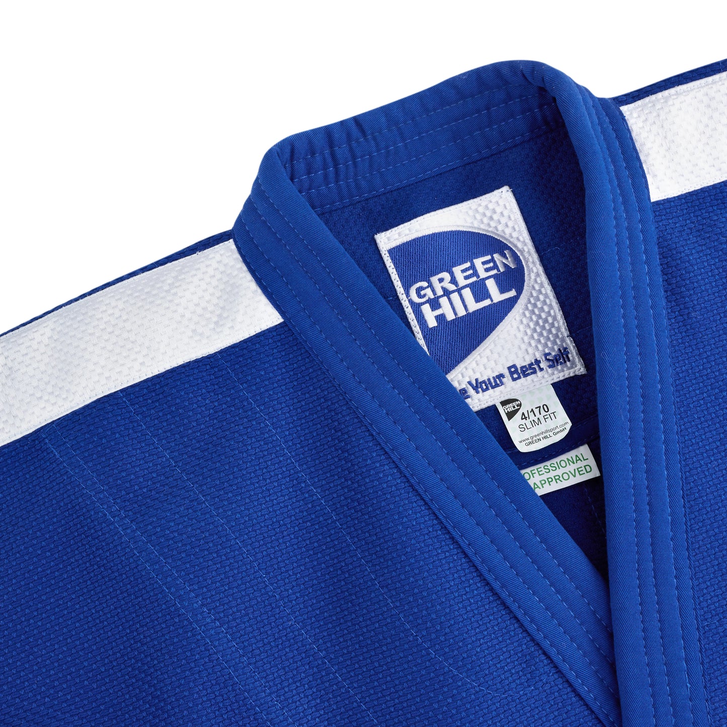 Green Hill Judo Suit "PROFESSIONAL" IJF Approved (Blue)