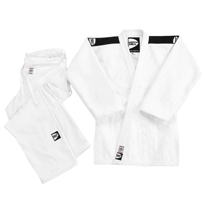 Green Hill 'PROFESSIONAL' IJF Approved Judo Suit (White)