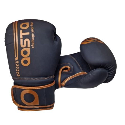 Aasta Black/Copper Boxing Gloves