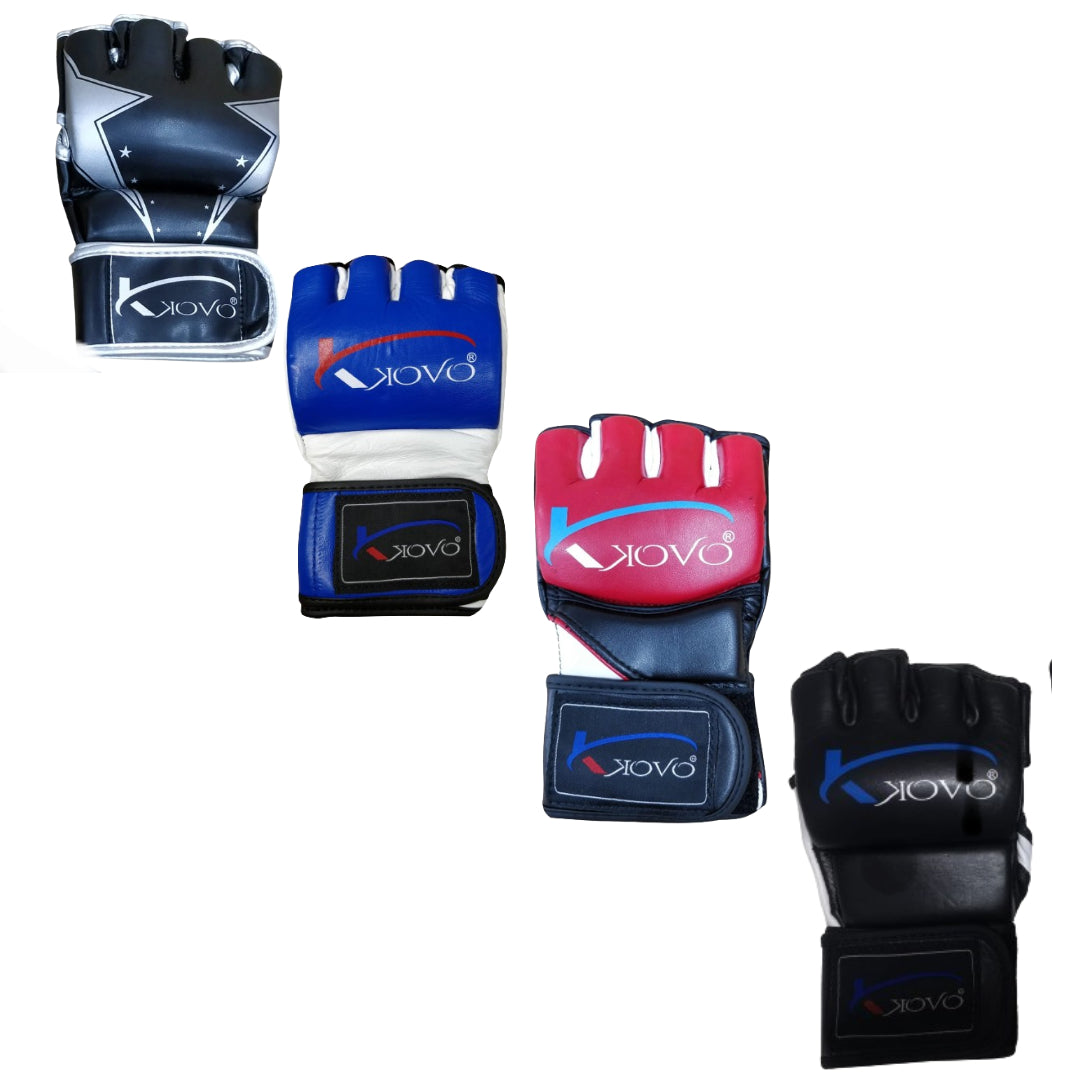 Kovo Leather MMA Gel Gloves