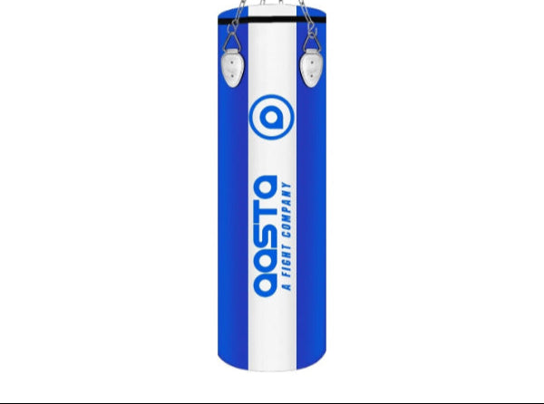 Aasta Standard  Unfilled Punch Bag White/Blue