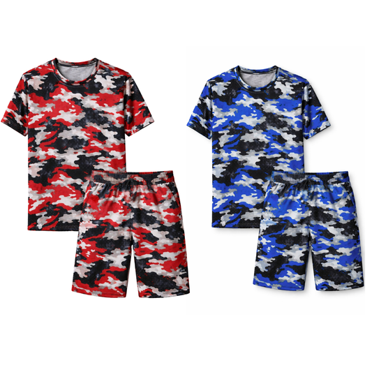 Tactical Camo Shirt and Shorts
