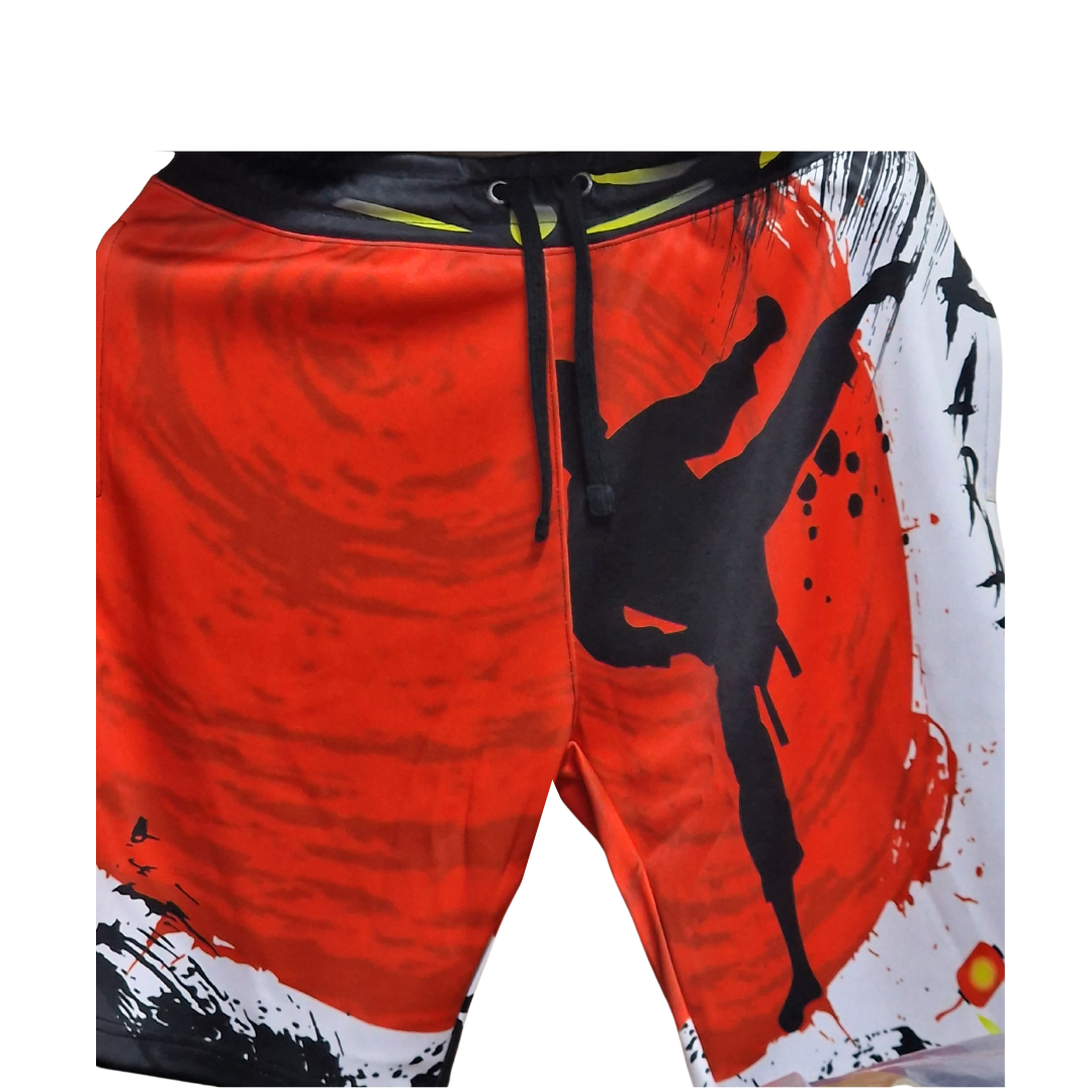 Aasta Abstract Karate Shorts