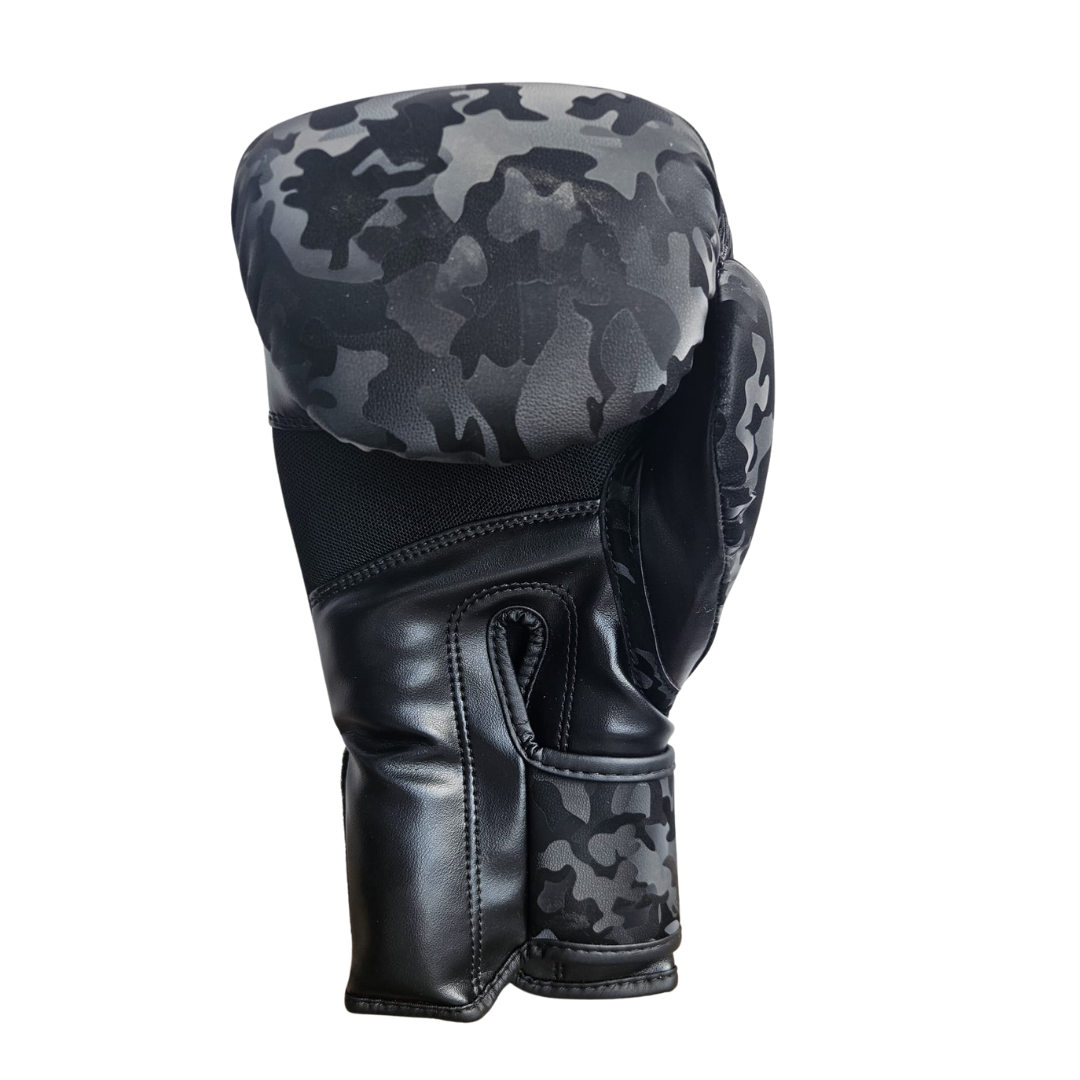 Aasta Black Pattern Boxing Gloves