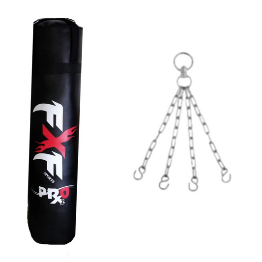 FXF Filled Punch Bag with 4 Strands Chain