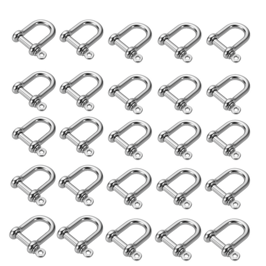 Pack of 25 D Shackles
