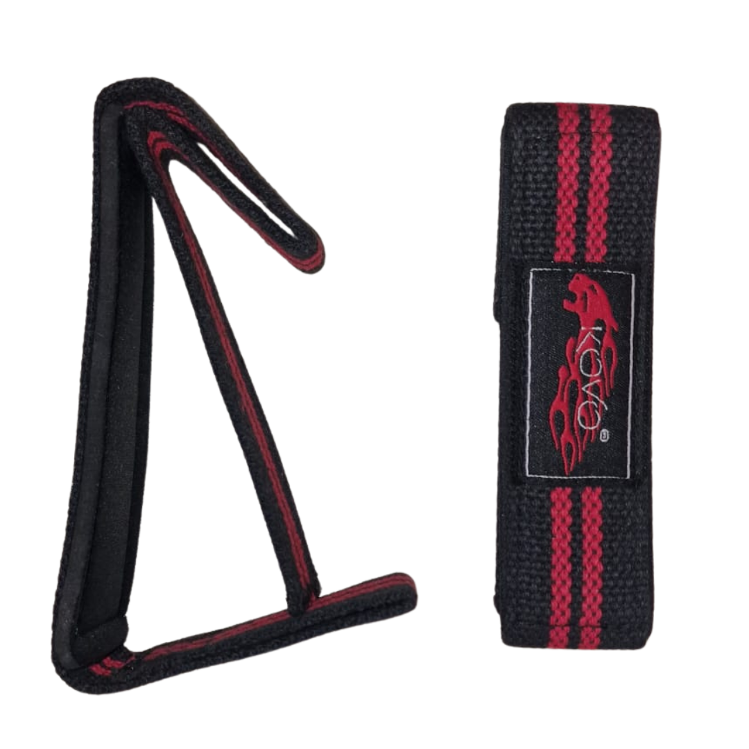 Kovo Weight lifting Padded Bar strap Black & Red