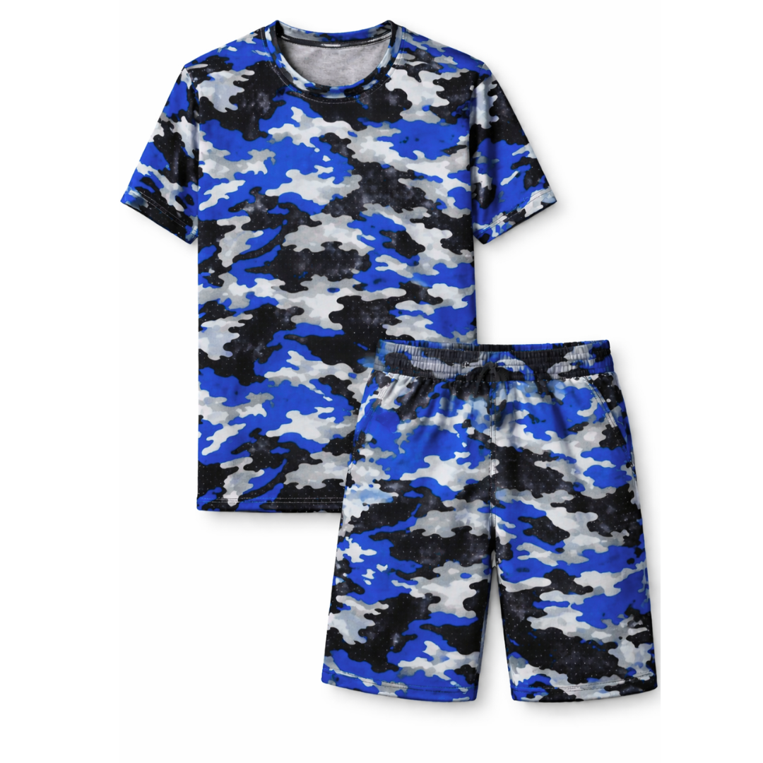 Tactical Camo Shirt and Shorts