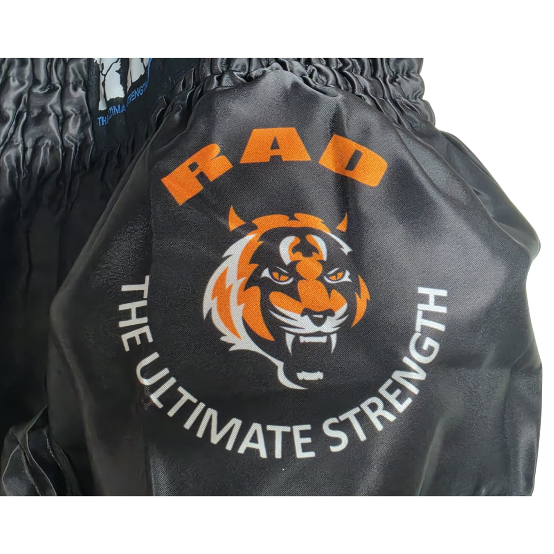 RAD Black Muay Thai Shorts