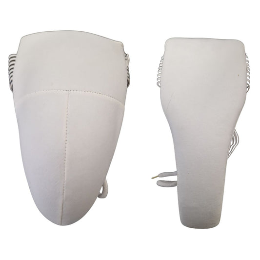 White Leather Groin Guard