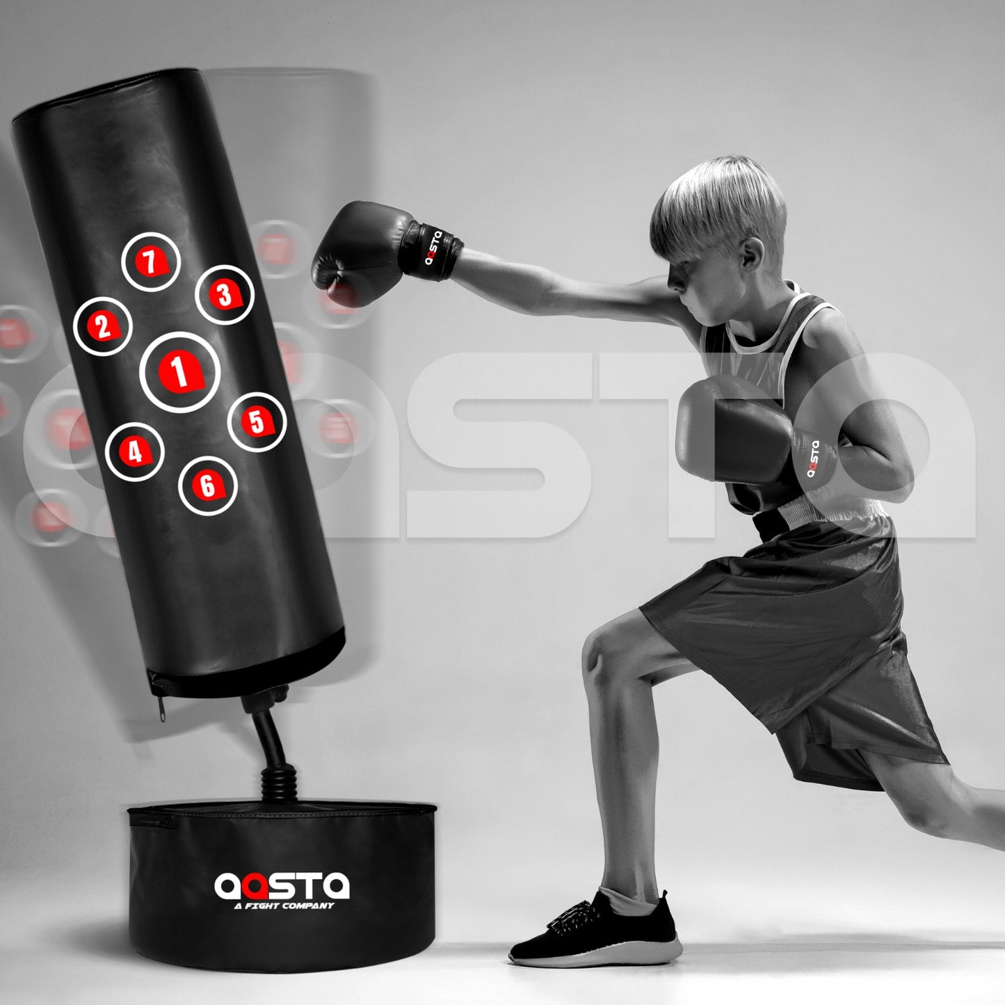 Aasta Kids Free Standing Target Punch Bag