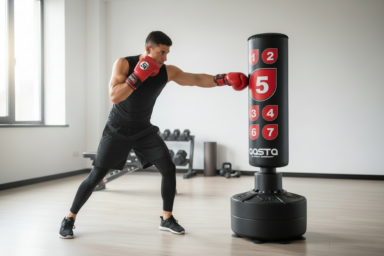 Aasta XL Free Standing Target Punch Bag Black