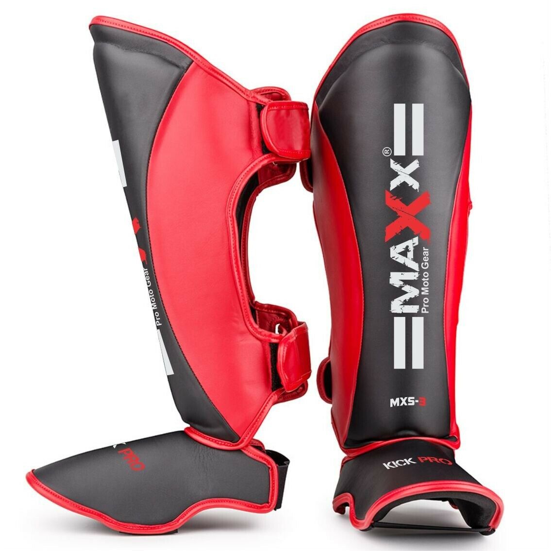 Maxx Junior Maya Grain Leather Shin Guard