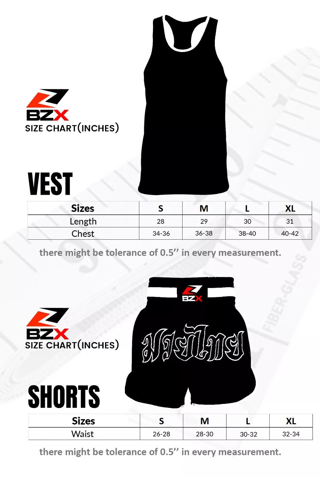 BZX Muay Thai Boxing Vest & Shorts