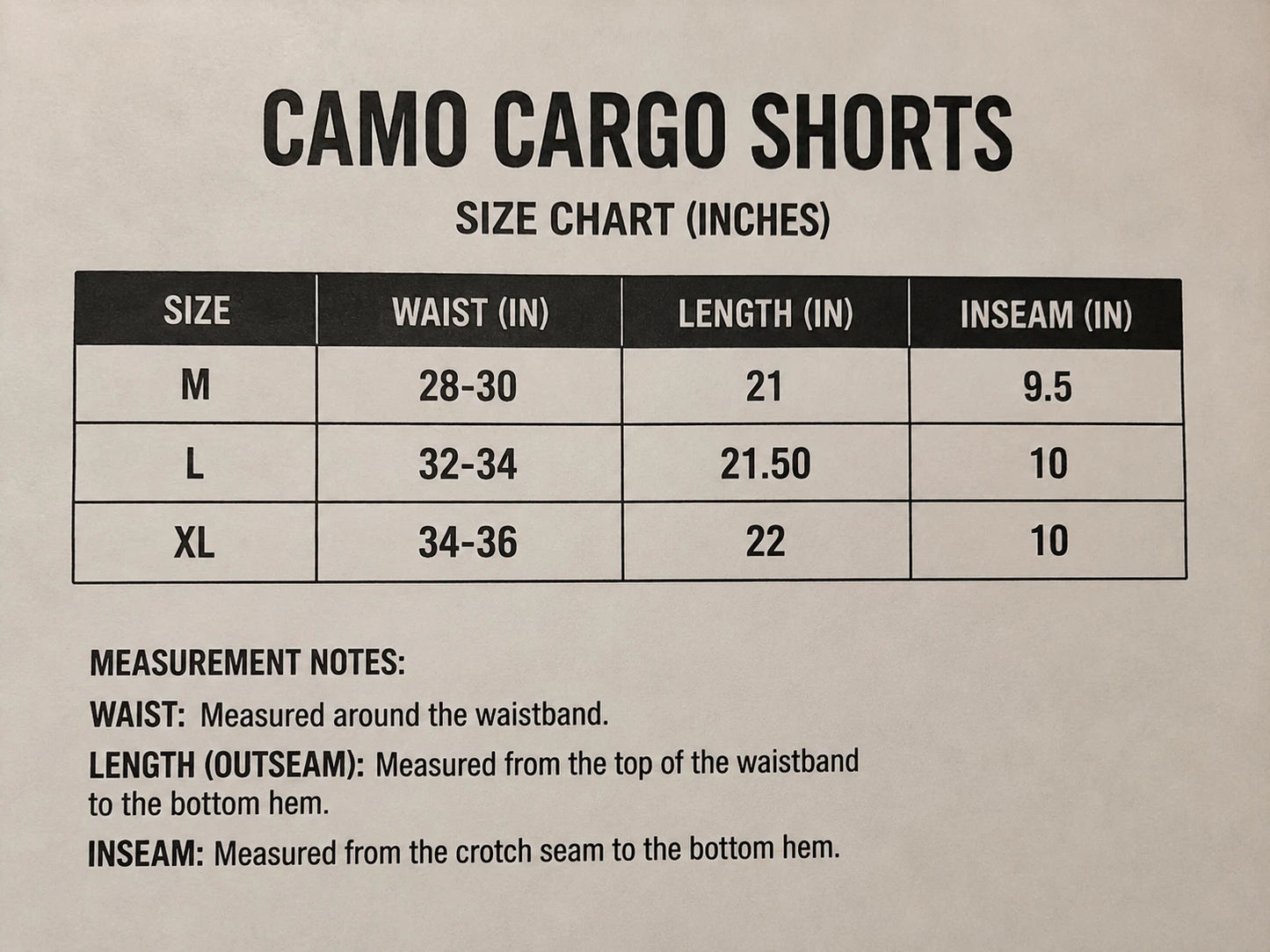 BZX Men Cargo Shorts Camo