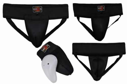 Maxx Plastic Black Groin Guard