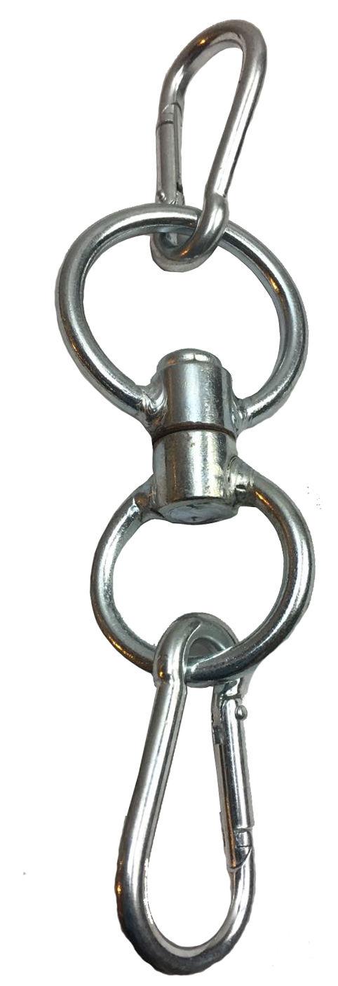 Heavy Duty Boxing Punch Bag Hanging Steel Swivel with Double Carobion Snap Hooks