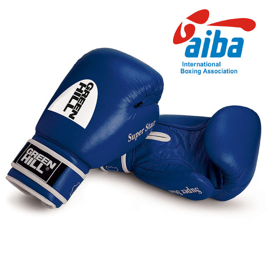 Green Hill AIBA APPROVED SUPER STAR BOXING GLOVES