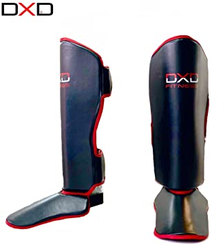 DXD Shin Instep Pad Black/Red